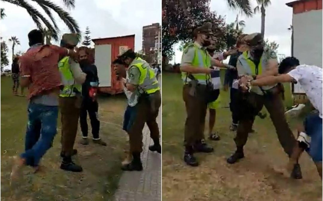 Migrantes que agredieron a carabineros en Iquique a prisión preventiva: No podrán ser expulsados