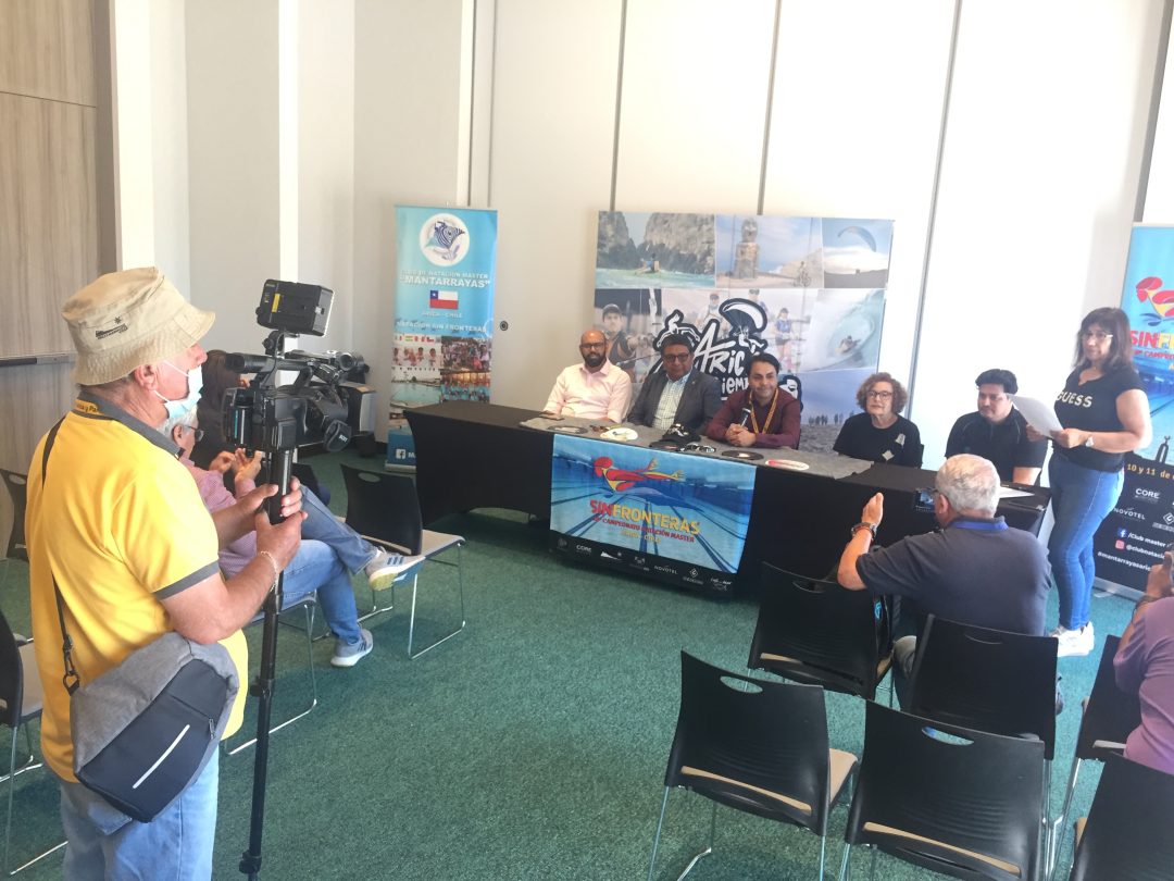 350 nadadores animarán natación Master “Sin Fronteras Arica 2022”